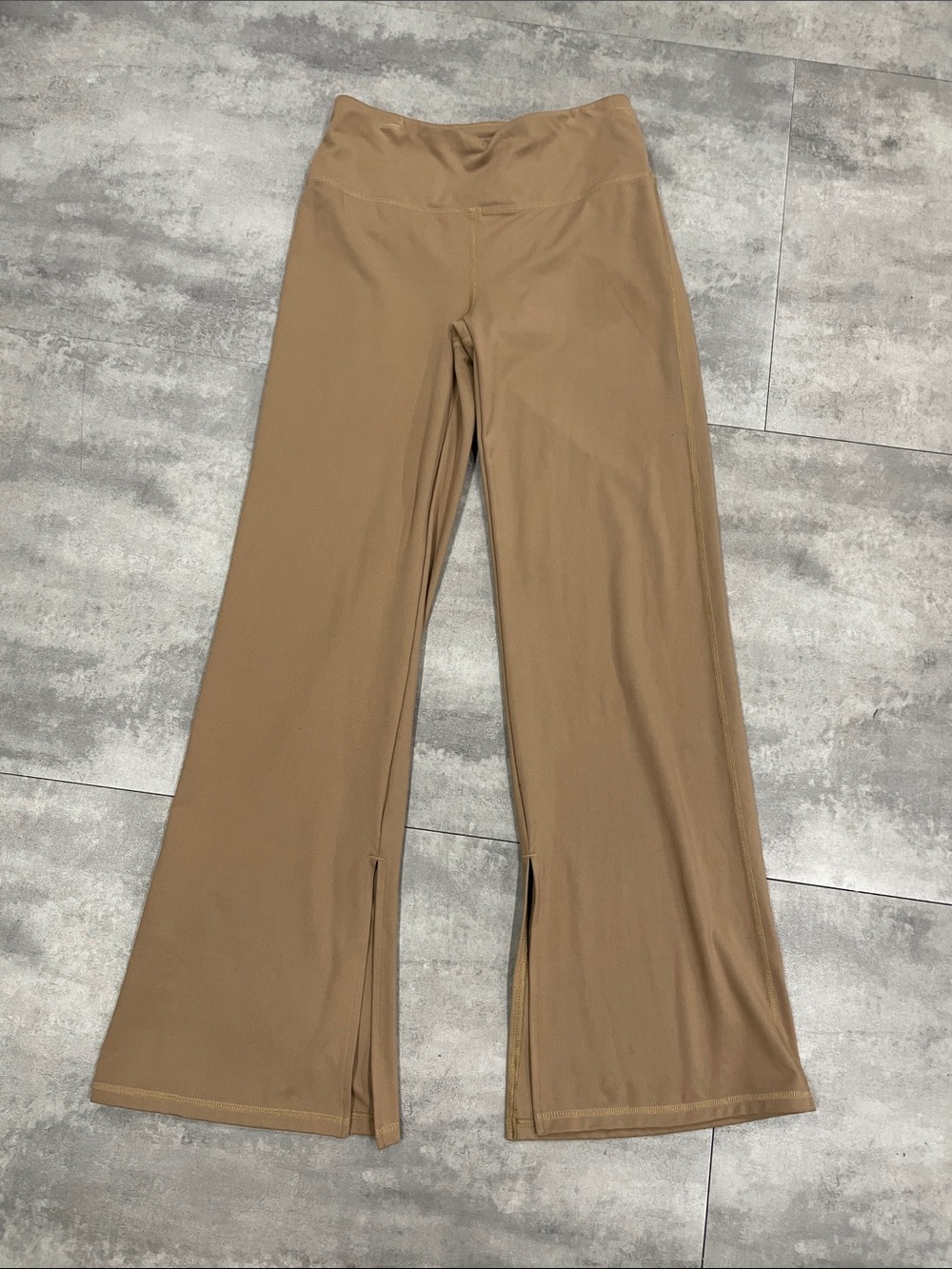 Size medium DSG Momentum Wide Leg Yoga Pants in the color "Cadet Brown